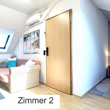 아파트 Privat In In Egelsbach, Klimaanlage, Self Check In Ueber Tuerschluesselcode, Sauna Optional 에겔스바흐