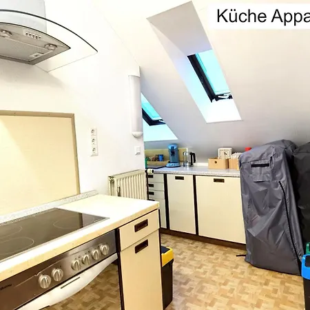 Privat In In Egelsbach, Klimaanlage, Self Check In Ueber Tuerschluesselcode, Sauna Optional 아파트