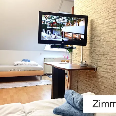 아파트 Privat In In Egelsbach, Klimaanlage, Self Check In Ueber Tuerschluesselcode, Sauna Optional *